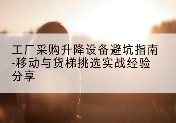 松溪移动式升降机怎么选-工厂采购升降设备避坑指南-移动与货梯挑选实战经验分享