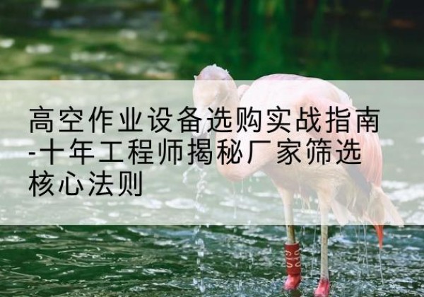 松溪剪叉式升降机厂家-高空作业设备选购实战指南-十年工程师揭秘厂家筛选核心法则